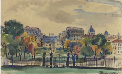 View from the window of the Russian Museum