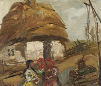Three woman by the well