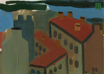 City landscape, rooftops