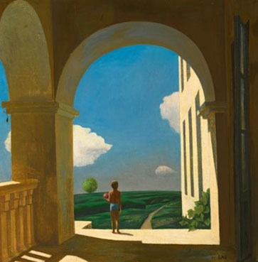 Boy on the balcony