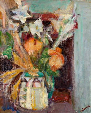 Arums et pivoines