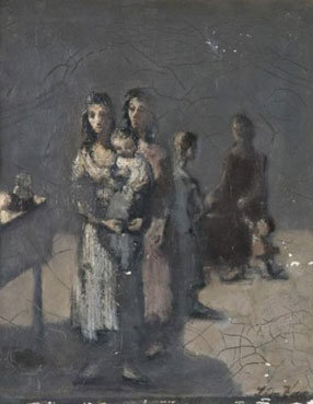 Famille dans un interieur
