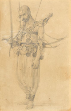 Sketch for religious procession to Shush