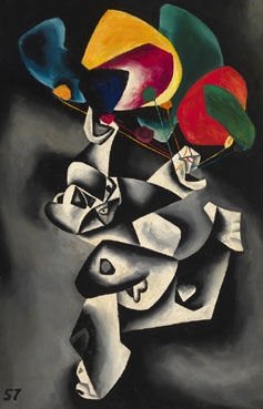 Boy with balloons