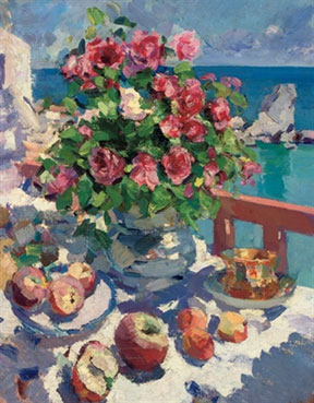 Roses and apples