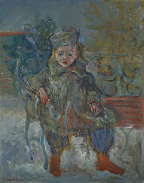 Young girl in a park
