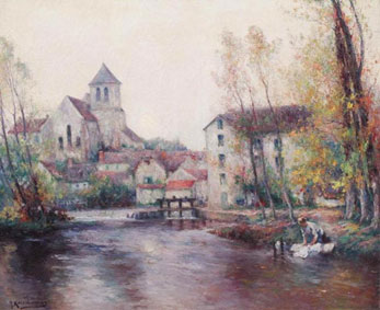 Provincial town in France