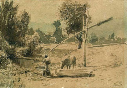 By the well