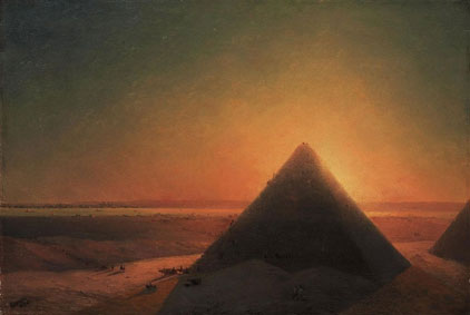 The great pyramid at Giza