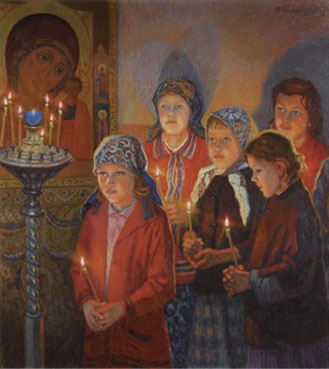 In the church