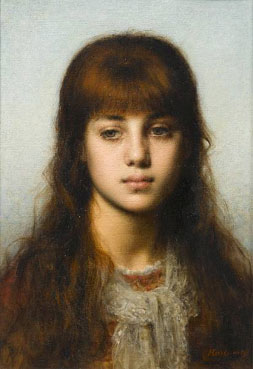 Study of a girl