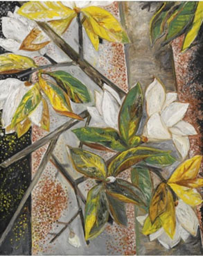 Still life with magnolias