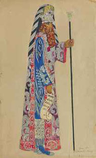 Costume design for Liturgie: A Jewish High Priest