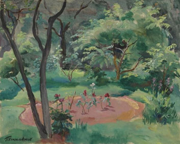 The rose garden