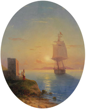 Coastal sunset