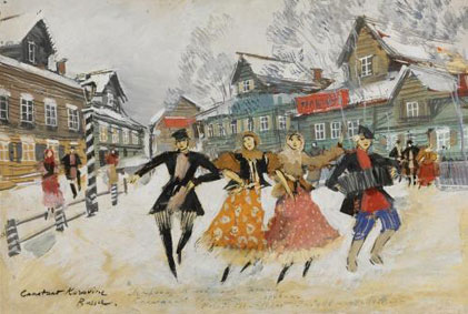 The village dancers