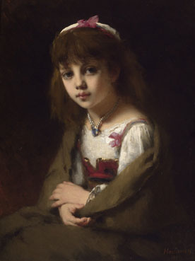 Girl with a pearl necklace
