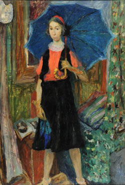 Jeune fille a lombrelle
