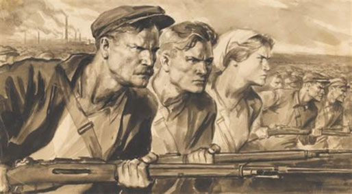 Design for a Soviet poster