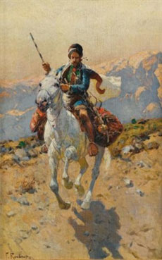 Caucasian horseman