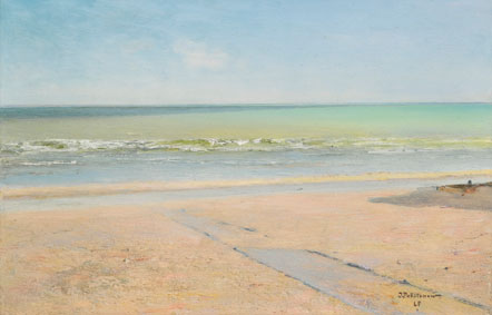 Beach scene in La Panne