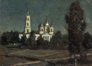 Midnight over the monastery