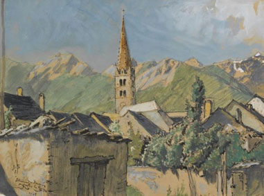 Mountain village