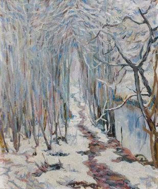 Forêt sous la neige