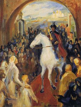 Bohdan Khmelnytski entering Kyiv