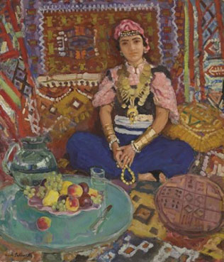 In the Turkish pavillion