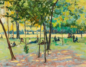 Dans le parc