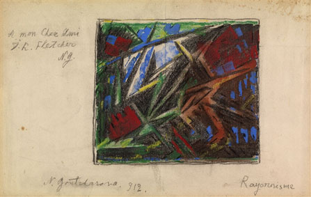 Rayonist composition