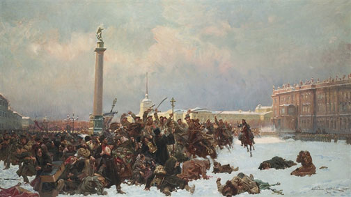 Bloody Sunday in St. Petersburg