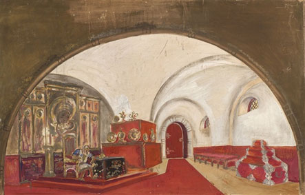 Set design for the opera 