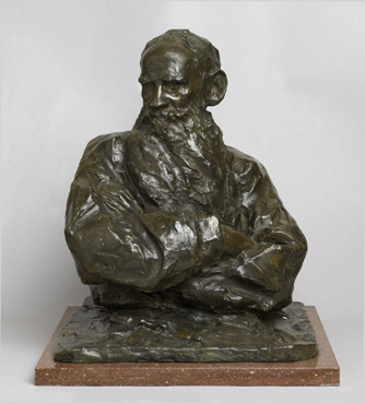 A half-length portrait of Lev Nikolaevitch Tolstoy