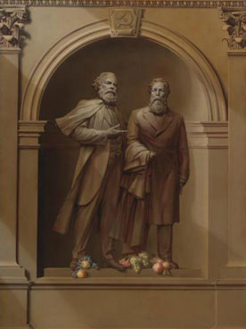 Still life with Marx and Engels