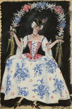 Woman with a Garland