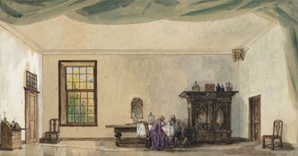 Set design for a production of Tsarevich Alexei