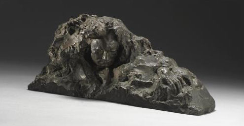 Bust portrait of Beethoven