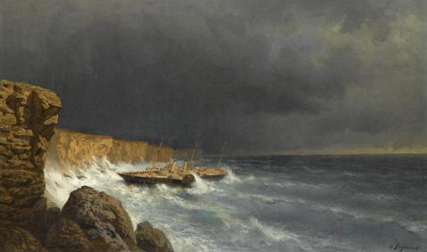The final moments of the Imperial Yacht Livadia
