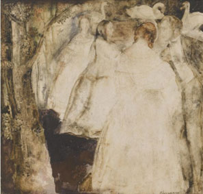 A group of seven illustrations