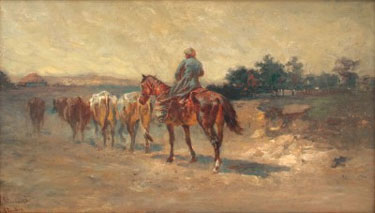 In the steppe