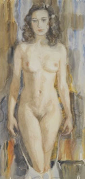 Standing nude