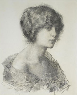 Portrait of a young girl