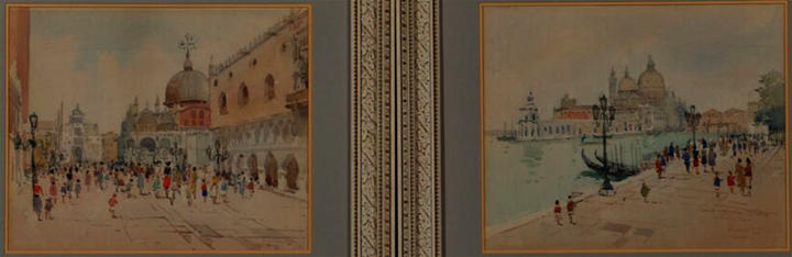 Two Views of Venice: Santa Maria della Salute