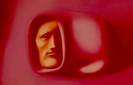 Face in the cocoon