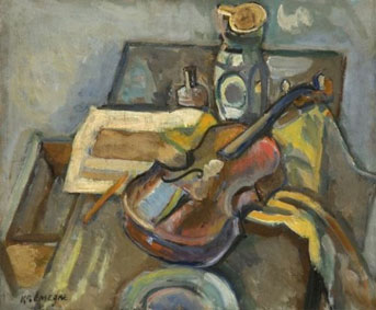 Nature morte au violon