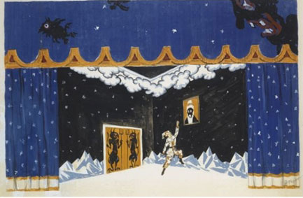 Set design for Petrushka