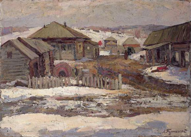 Vue d`un village