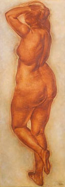 Standing nude